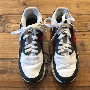 Kids Nike sneakers. Red, white, black. Size 5.5